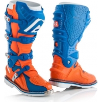 Botas acerbis x-move 2.0 azul/laranja 2018