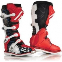 Botas acerbis x-pro v preto/vermelho