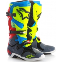 Botas alpinestars tech 10 anthracite aqua 2018