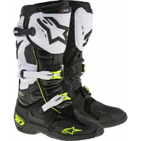 Botas alpinestars tech 10 preto/branco 2018