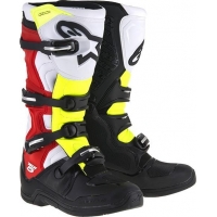 Botas alpinestars tech 5 preto/branco/verm. 2018