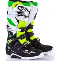 Botas alpinestars tech 7 preto/verde 2018