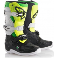 Botas alpinestars tech 7s crianÇa preto/branco/ama. 2018