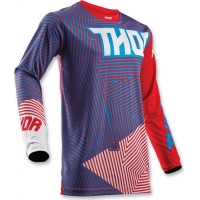 Camisola thor pulse geotec vermelho/azul 2018