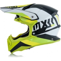 Capacete acerbis impact 3.0 branco/verde 2018