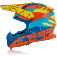 Capacete acerbis impact 3.0 laranja/azul 2018