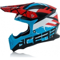 Capacete acerbis impact 3.0 preto/azul 2018