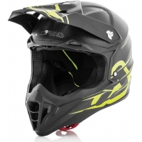 Capacete acerbis impact carbon preto/amarelo 2018