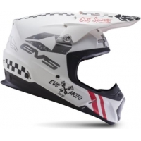 Capacete evs t5 fury branco matte