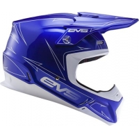 Capacete evs t5 pinner azul/branco