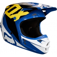 Capacete fox v1 race azul