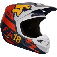 Capacete fox v1 sayak laranja 2018