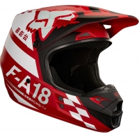 Capacete fox v1 sayak vermelho 2018