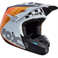 Capacete fox v2 rohr branco