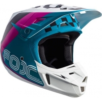 Capacete fox v2 rohr teal