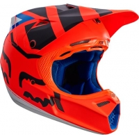 Capacete fox v3 creo laranja