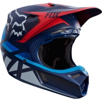 Capacete fox v3 seca azul