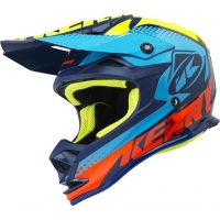 Capacete kenny performance azul/ama./verm. 2018