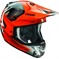 Capacete thor verge vortechs laranja/cinzento