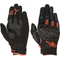 Luvas alpinestars megawatt preto/laranja 2018