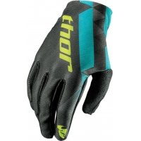 Luvas thor void mulher preto/azul fluor