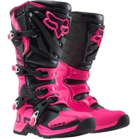 Botas fox comp 5 mulher preto/rosa