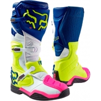 Botas fox comp 8 azul/branco