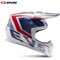 Capacete evs t5 vector azul/vermelho