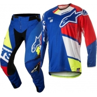 Conj. calÇa/camisola alpinestars techstar factory azul 2018