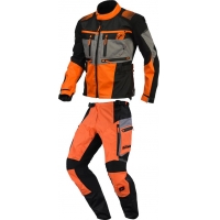 Conj. calÇa/casaco kenny enduro laranja