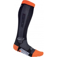 Meias altas xcr moose racing preto/laranja