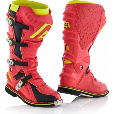 Botas acerbis x-move 2.0 vermelho/amarelo 2018