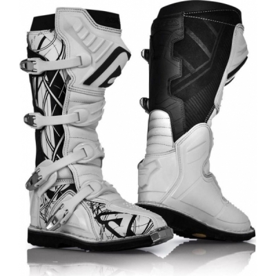 Botas acerbis x-pro v branco/preto