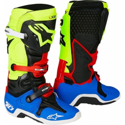 Botas alpinestars tech 10 preto/amarelo 2018