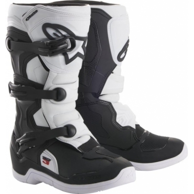 Botas alpinestars tech 3s crianÇa preto/branco 2018