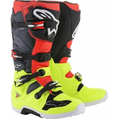 Botas alpinestars tech 7 ama./verm. 2018