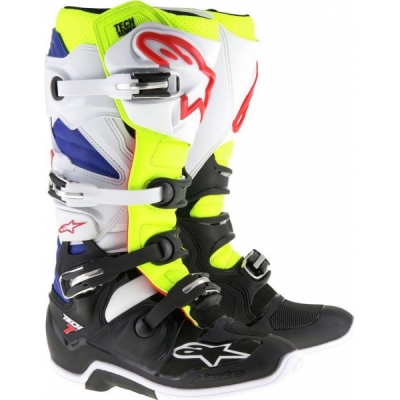 Botas alpinestars tech 7 branco/ama. 2018