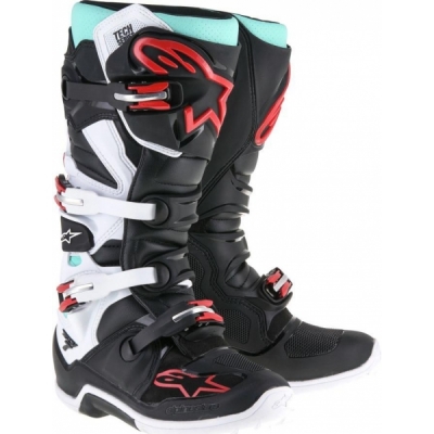 Botas alpinestars tech 7 preto/azul tur. 2018