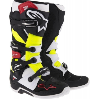 Botas alpinestars tech 7 preto/verm. 2018