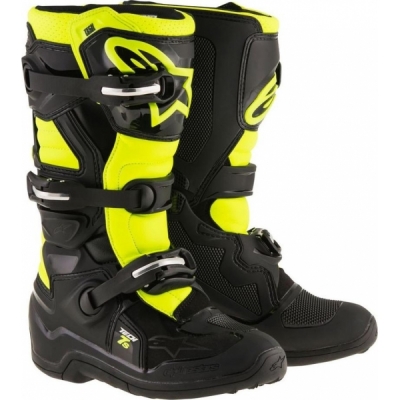 Botas alpinestars tech 7s crianÇa preto/ama. 2018