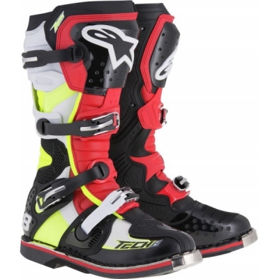 Botas alpinestars tech 8 rs preto/verm. 2018