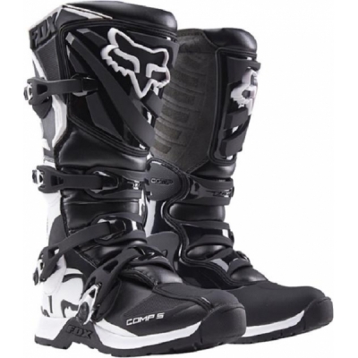 Botas fox comp 5 mulher preto/branco