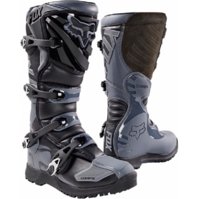 Botas fox comp 5 offroad preto/cinzento