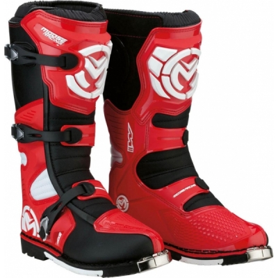 Botas moose racing m1.3 s18 mx vermelho 2018