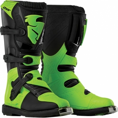 Botas thor blitz crianÇa preto/verde