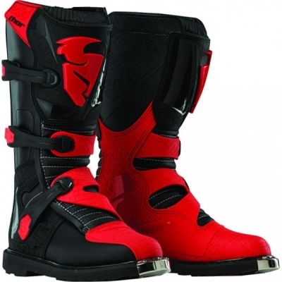 Botas thor blitz crianÇa vermelho/preto