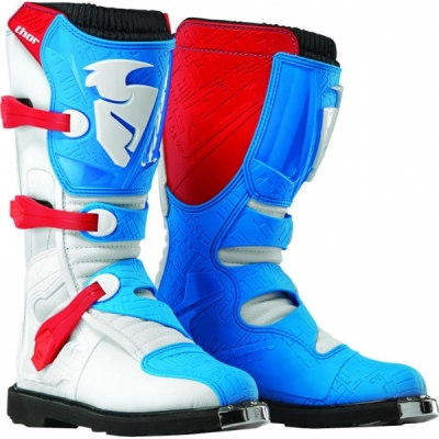 Botas thor blitz vermelho/azul