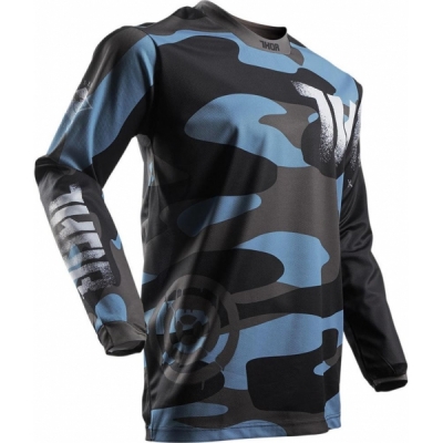 Camisola thor pulse covert preto/azul/cinzento