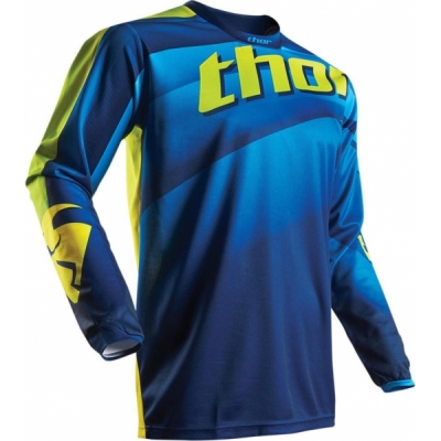 Camisola thor pulse velow azul/amarelo fluor