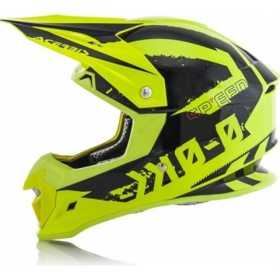 Capacete acerbis profile 4 amarelo/preto 2018